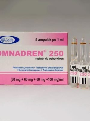 Omnadren injectie voor testosterontherapie bij mannen