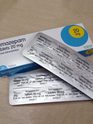 Temazepam 20 mg kopen – officiële verpakking medicijn tegen slapeloosheid